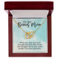Bonus Mom Interlocking Hearts Necklace-[Heartfelt Family Gift]