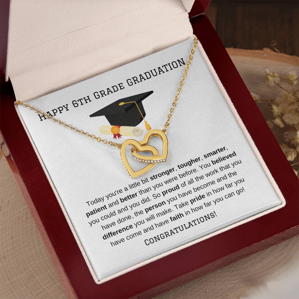6th Grade Graduation Necklace Gift-[Heartfelt Family Gift]