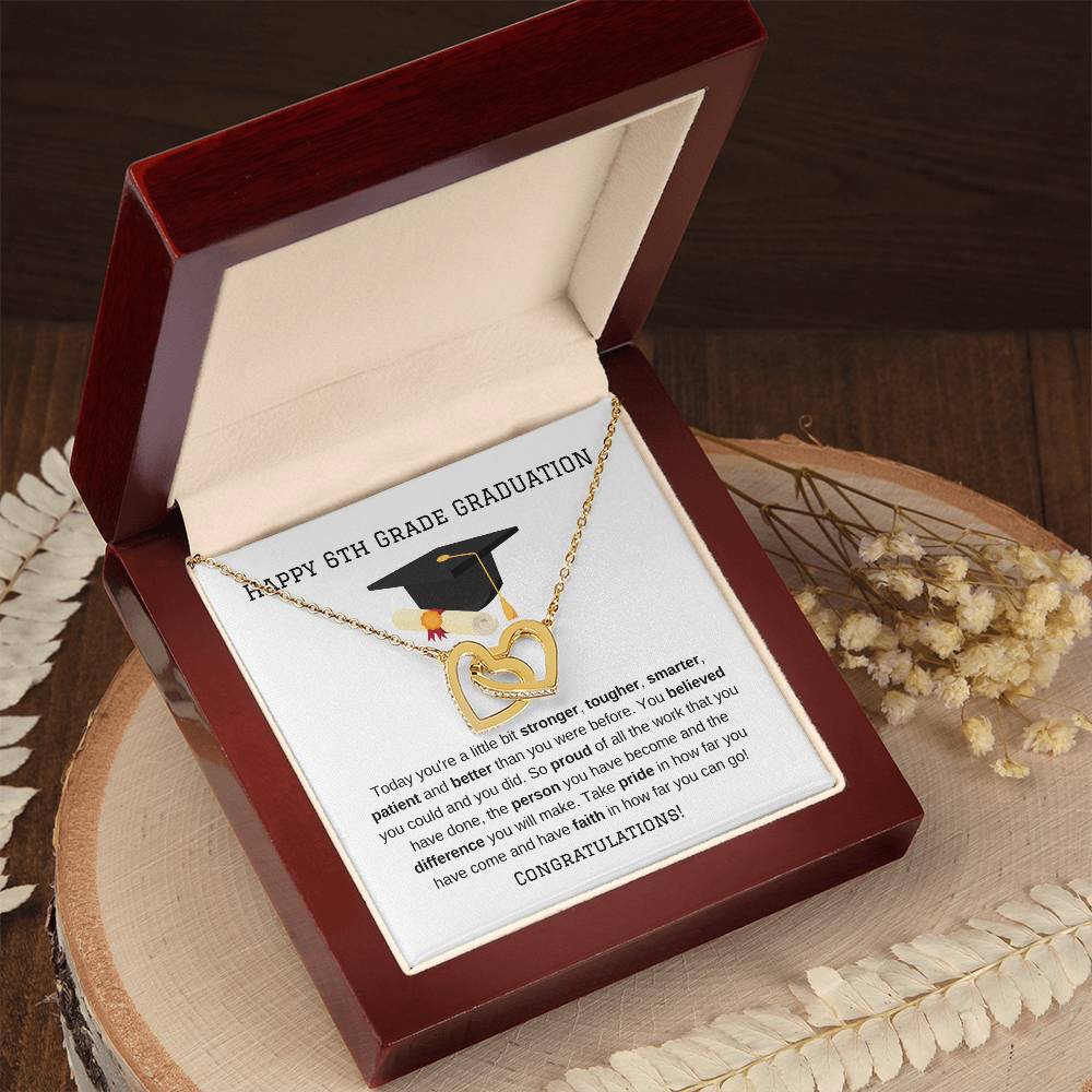 6th Grade Graduation Necklace Gift-[Heartfelt Family Gift]