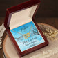 Mom In Heaven Interlocking Hearts Necklace-[Heartfelt Family Gift]