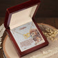 Daughters Interlocking Hearts Necklace - Always with You  Perfect Gift-[Heartfelt Family Gift]