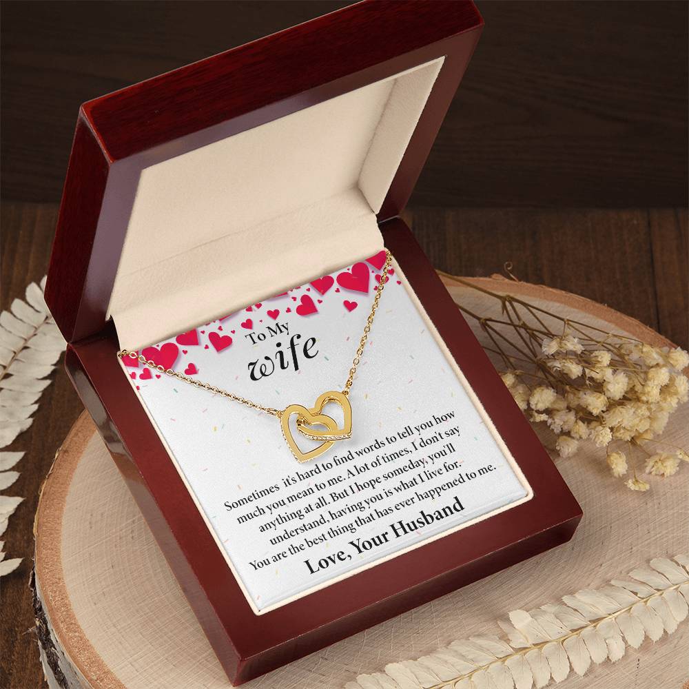 Interlocking Hearts Necklace - Perfect Gift for Wife  Shop Now-[Heartfelt Family Gift]