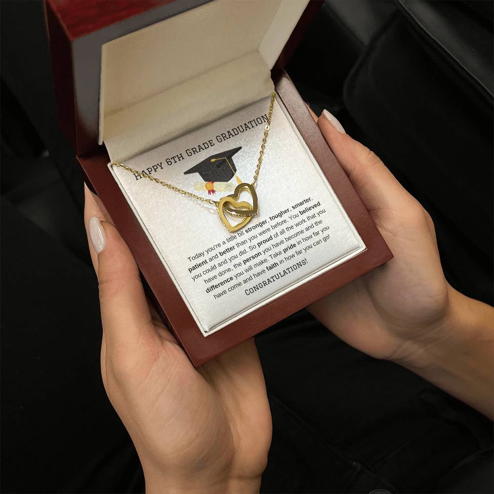 6th Grade Graduation Necklace Gift-[Heartfelt Family Gift]