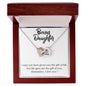 Bonus Daughter  Interlocking Hearts Necklace-[Heartfelt Family Gift]