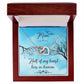 Mom In Heaven Interlocking Hearts Necklace-[Heartfelt Family Gift]