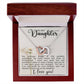 Daughter Interlocking Hearts Necklace-[Heartfelt Family Gift]