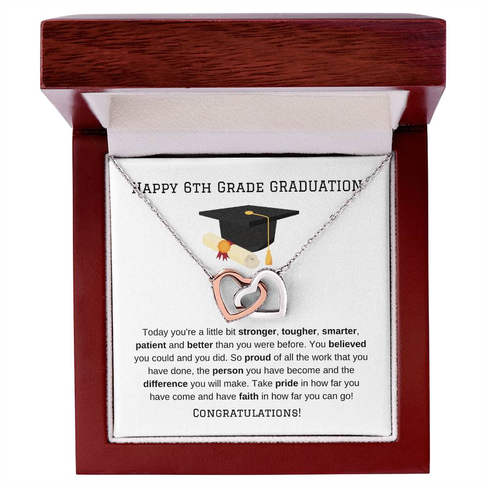 6th Grade Graduation Necklace Gift-[Heartfelt Family Gift]