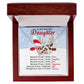 Santa and Reindeer Christmas Gift Necklace for Daughter - Personalized Card-[Heartfelt Family Gift]
