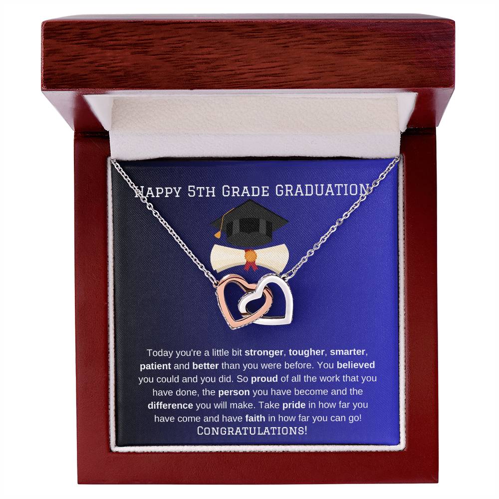 5th Grade Graduation Necklace Gift-[Heartfelt Family Gift]