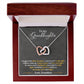 Interlocking Hearts Necklace - Granddaughters Tight Hug - Perfect Gift-[Heartfelt Family Gift]