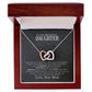 Interlocking Hearts Necklace for Daughter Show Your Love in Every Way-[Heartfelt Family Gift]