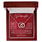 Granddaughter Christmas Interlocking Hearts Necklace Gift-[Heartfelt Family Gift]