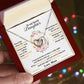 Daughter Pages Heart Necklace - Interlocking Design for Meaningful Gift-[Heartfelt Family Gift]
