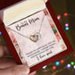 Bonus Mom Interlocking Hearts Necklace-[Heartfelt Family Gift]