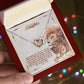 Daughters Interlocking Hearts Necklace - Always with You  Perfect Gift-[Heartfelt Family Gift]
