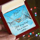 Mom In Heaven Interlocking Hearts Necklace-[Heartfelt Family Gift]