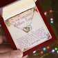 Greatest Mother Ever Interlocking Hearts Necklace-[Heartfelt Family Gift]