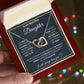 Daughter Proud of You Interlocking Hearts Necklace - Perfect Gift for the Woman Youve Become-[Heartfelt Family Gift]