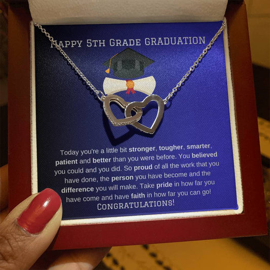 5th Grade Graduation Necklace Gift-[Heartfelt Family Gift]
