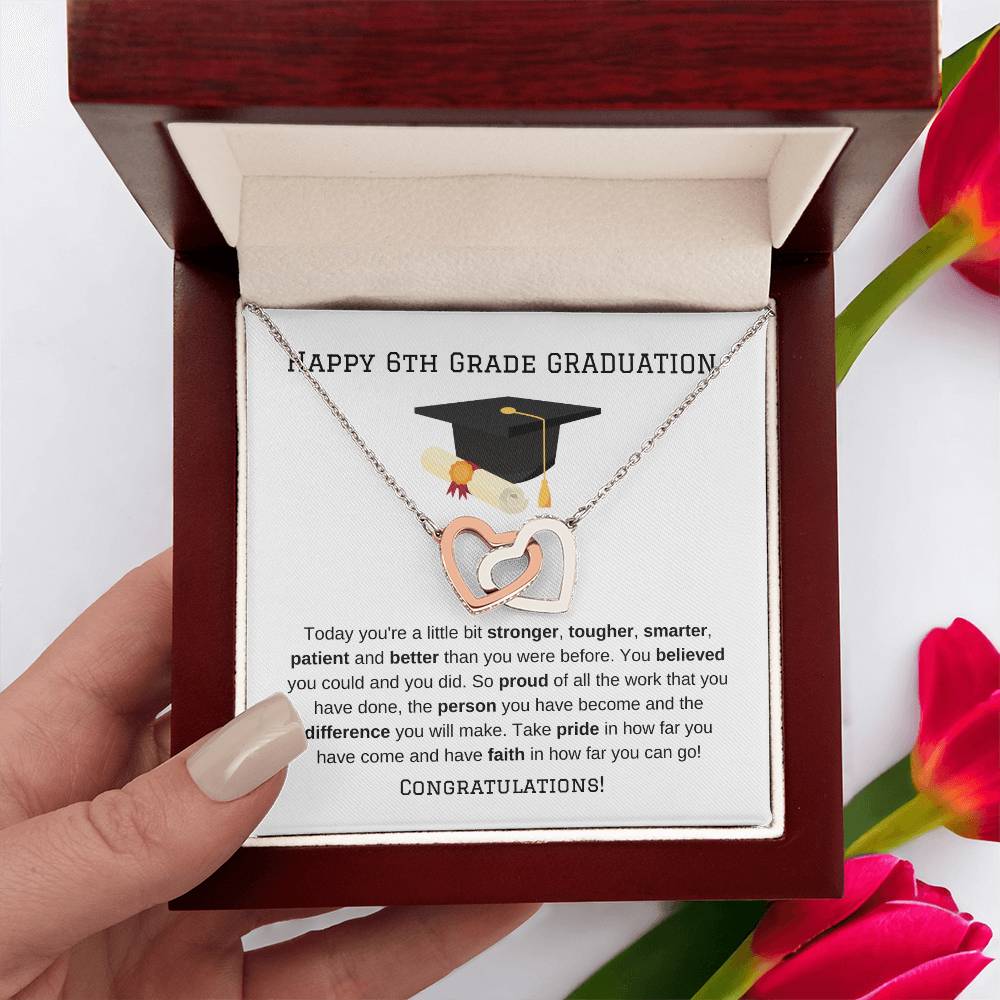 6th Grade Graduation Necklace Gift-[Heartfelt Family Gift]