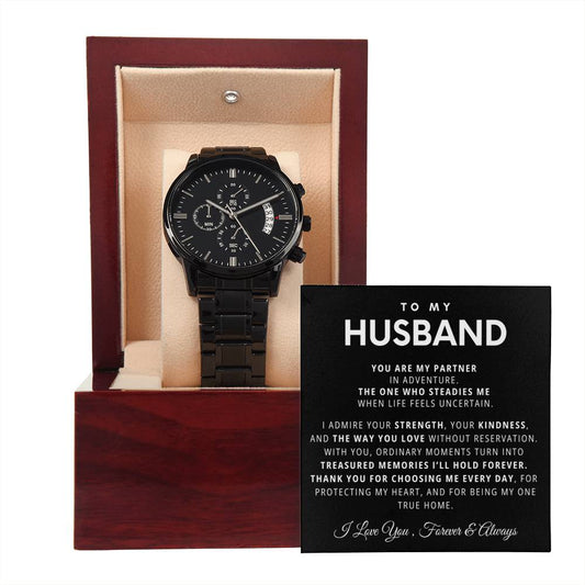 Husband Chronograph Watch Gift