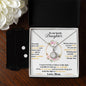 Daughter Eternal Hope Necklace  Earrings Set - Personalized Gift for Her-[Heartfelt Family Gift]