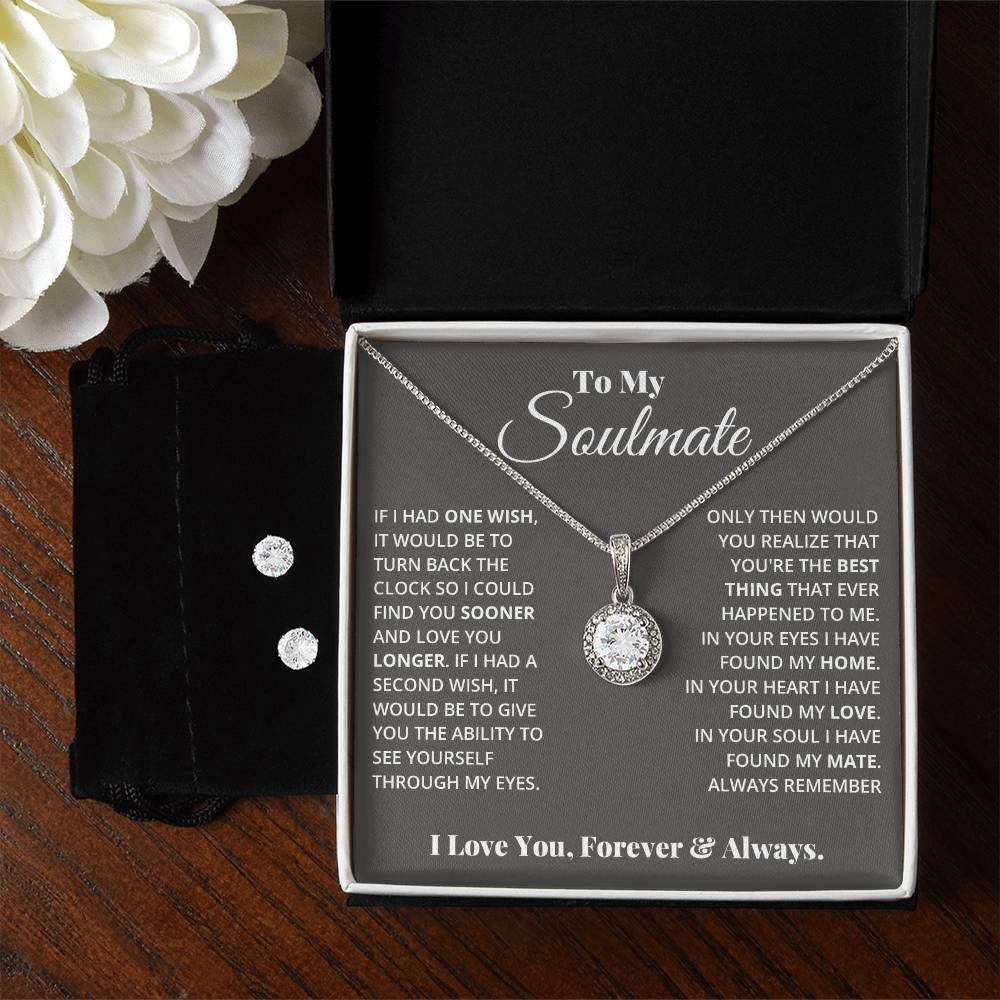 Love and Soul Hope Necklace and Earring Set Limited Availability-[Heartfelt Family Gift]