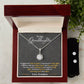 Eternal Hope Necklace and Earring Set for Granddaughter - Perfect Gift for Any Occasion-[Heartfelt Family Gift]