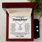 Daughter My Everything Hope Necklace and Earring Set - Perfect Gift for Your Beloved Daughter-[Heartfelt Family Gift]