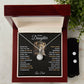 Eternal Hope Necklace and Earring Set - From Dad to Daughter Perfect Gift for Any Occasion-[Heartfelt Family Gift]