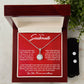 Soulmate Hope Necklace  Earring Set - Personalized Jewelry for Couples-[Heartfelt Family Gift]