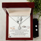 Hope Necklace and Earring Set for My Wife A Perfect Gift-[Heartfelt Family Gift]