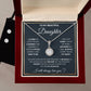 Hope Design Monogram Love You Always Necklace and Earring Set - Gift for Daughter-[Heartfelt Family Gift]