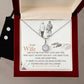 Hope Necklace and Earring Set for My Wife A Perfect Gift-[Heartfelt Family Gift]