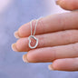 18K Yellow Gold Delicate Heart Necklace-[Heartfelt Family Gift]