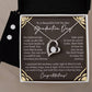 Graduation Heart Necklace and Earring Set-[Heartfelt Family Gift]