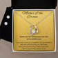 Mother of the Groom Heart Necklace and Earring Set-[Heartfelt Family Gift]