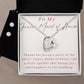 Junior Maid of Honor Heart Necklace and Earring Set-[Heartfelt Family Gift]