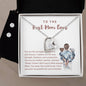 Best Mom Ever Heart Necklace and Earring Set-[Heartfelt Family Gift]
