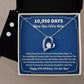 30th birthday Heart Necklace and Earring Set-[Heartfelt Family Gift]