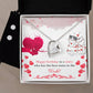 Sister Birthday Heart Necklace and Earring Set-[Heartfelt Family Gift]