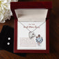 Best Mom Ever Heart Necklace and Earring Set-[Heartfelt Family Gift]