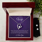 Stunning Wife Heart Necklace and Earring Set - The Perfect Gift for Your Beloved - Free Shipping-[Heartfelt Family Gift]