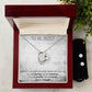 You Are Enough Heart Necklace  Earring Set - Encouragement Jewelry for Women-[Heartfelt Family Gift]