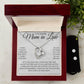 Mother in Law Heart Necklace and Earring Set-[Heartfelt Family Gift]