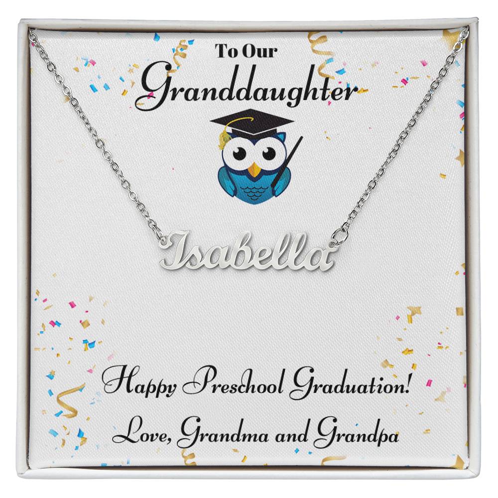 Granddaughter Happy Preschool Graduation - Grandma Grandpa-[Heartfelt Family Gift]