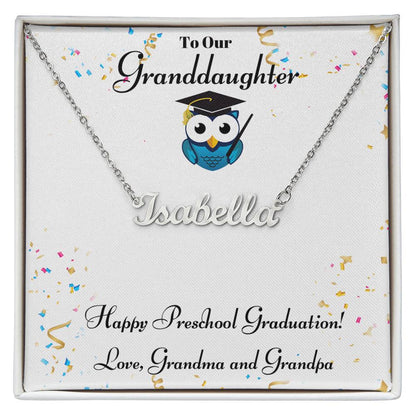 Granddaughter Happy Preschool Graduation - Grandma Grandpa-[Heartfelt Family Gift]