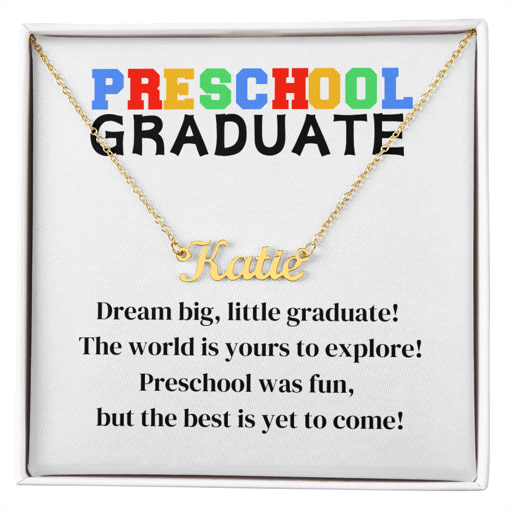 Preschool Grad Necklace