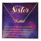 Sister Name - Customizable Sister-Inspired Jewelry  Max 255-[Heartfelt Family Gift]