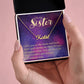 Sister Name - Customizable Sister-Inspired Jewelry  Max 255-[Heartfelt Family Gift]